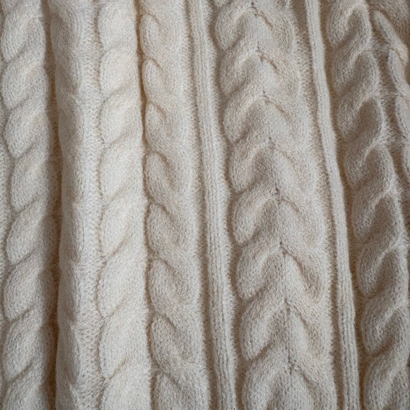 Cupshe Cream Long Sleeve Knit Dress - Picture 3 of 5